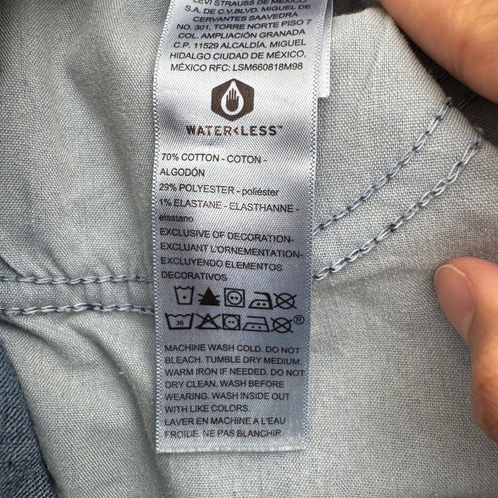 Signature by Levi Strauss Jeans Womens 12M Blue Mid Rise Straight Stretch‎ - Picture 11 of 14